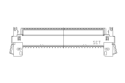 JAE FI-X Housing FI-X30HL Diagram