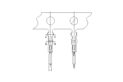 JAE FI-X Terminal FI-XC3B-1-15000 Diagram