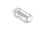 Molex Pico-Clasp Connector Dual Row SMD Vertical Header Diagram