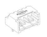 Molex Picoblade Connector Right-Angle Header Diagram