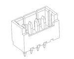 Molex Picoblade Connector Vertical Header Diagram