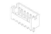 Hirose df13 Vertical Header Diagram