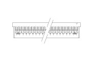 Hirose DF14 Housing Diagram