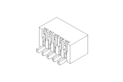 Molex Pico-SPOX SMD Right-Angle Header Diagram