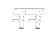 JST SAN Right-Angle Terminal Diagram