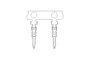 JST SAN Vertical Terminal Diagram