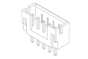 JAE IL-S Vertical Header Diagram