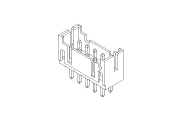 Hirose DF11 Dual Row Vertical Header Diagram