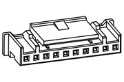 JST PAP-02V-S PA Housing Diagram