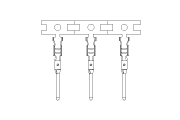 JST SWPT-001T-P025 JWPF Pin Contact Diagram