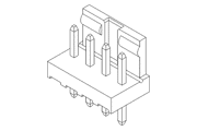 JAE IL-G Vertical Header Diagram