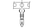 JST SHF-001T-0.8BS SM Socket Contact Diagram