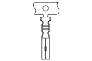 JST SYF-001T-P0.6 RCY Socket Contact Diagram