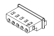 Molex Mini-SPOX Housing Diagram