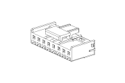 Корпус Molex Mini-Lock 51163 Диаграмма