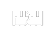 JST SCN Right-Angel Housing Diagram