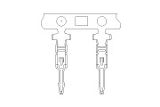 JST SCN Vertical Terminal Diagram