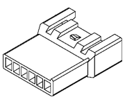 JST XA Connector Receptacle Housing Diagram