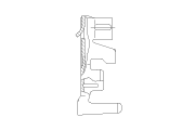 JST SXA-001T-P0.6 XA crimp contact diagram