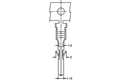 Molex Micro-Fit 43030-0001 Female Crimp Terminal Diagram