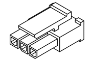 Molex 43645 Micro-Fit 3.0 Receptacle Housing Diagram