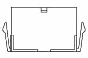 TE mini mate n lok receptacle housing diagram