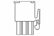 TE mini mate n lok plug housing diagram