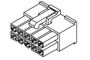 molex mini fit jr dual row housing diagram