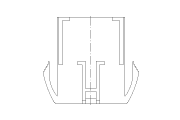 JST ELR-02V EL Receptacle Housing Diagram