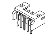 JST PH 2.0 Connector Right-Angle Header Diagram