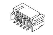 JST PH 2.0 Connector SMD Right-Angle Header Diagram