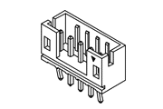 JST PH 2.0 Connector Vertical Header Diagram