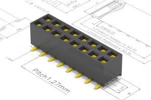GPEA214-1002A005C1BA Pack of 250 Board-To-Board Connector 20 Contacts Header 2 Rows, GPEA214 Series Through Hole 1.27 mm GPEA214-1002A005C1BA Pack of 250 Board-To-Board Connector 20 Contacts Header 2 Rows, GPEA214 Series Through Hole 1.27 mm