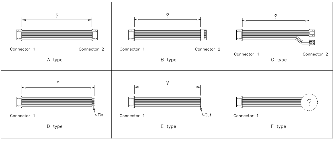 JST XH Cable Diagram