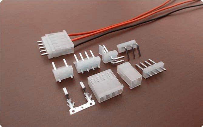 100pc Board to Wire JST VH male Connector Base 180° Wafer pitch=3.96mm 3P RoHS 