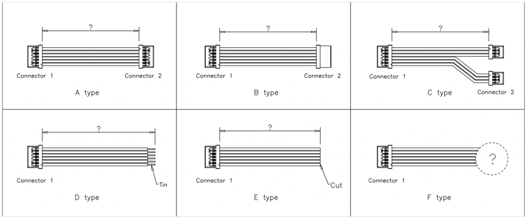SCT1253 DF14 Connectors cable assemblies