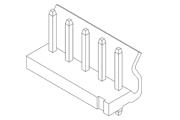 Molex KK 508 Vertical Header Diagram