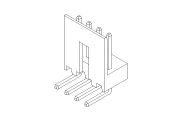 TE ECONOMY INTERCONNECTION Through Hole Right-Angle Header