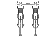 Molex 2.36mm Diameter Standard .093" Pin Contact