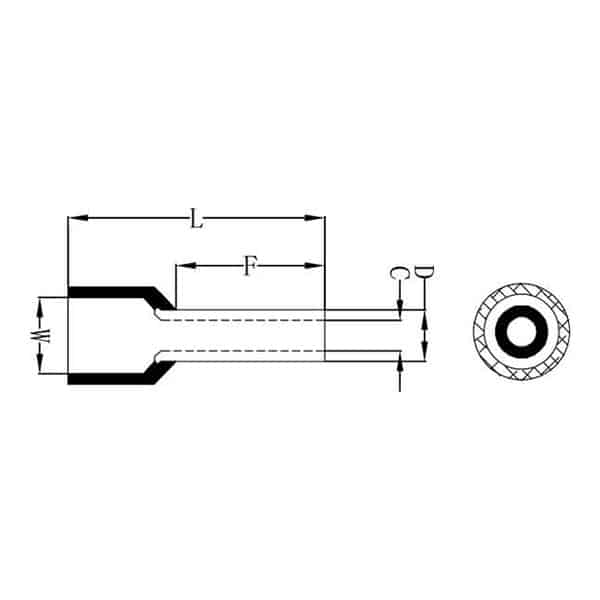 Nylon Insulated Wire Ferrule