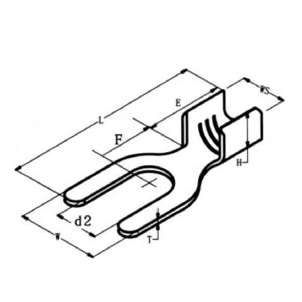 Non-insulated Fork Terminal