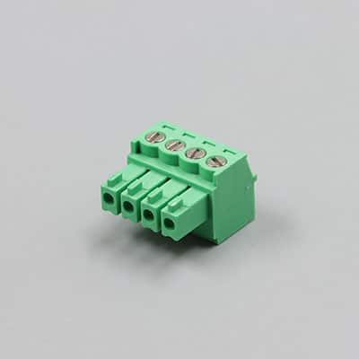 Right-Angle Plugable Terminal Block 4 Pin 3.5mm Pitch Plug