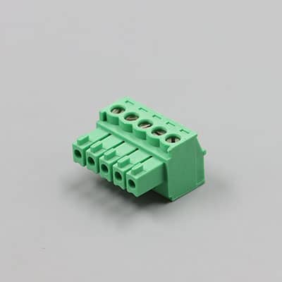 Right-Angle Plugable Terminal Block 5 Pin 3.5mm Pitch Plug