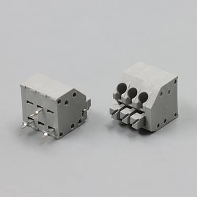 Gray 3.5mm Pitch 3 Pin Spring Terminal Block