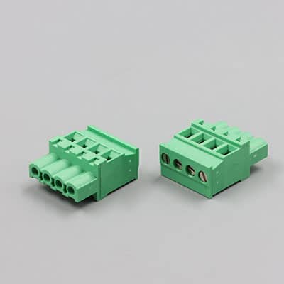 Straight Plugable Terminal Block 4 Pin 5.08mm Pitch Plug