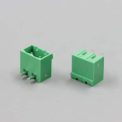 Right-Angle Plugable Terminal Block 2 Pin 5.08mm Pitch Socket