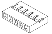 Dupont 2.0mm pitch connector Housing Drawing