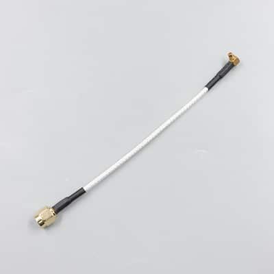 SMA to MMCX 90° Right Angle RF Coaxial Extension Cable